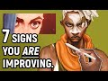 7 Signs that your Art is Improving!