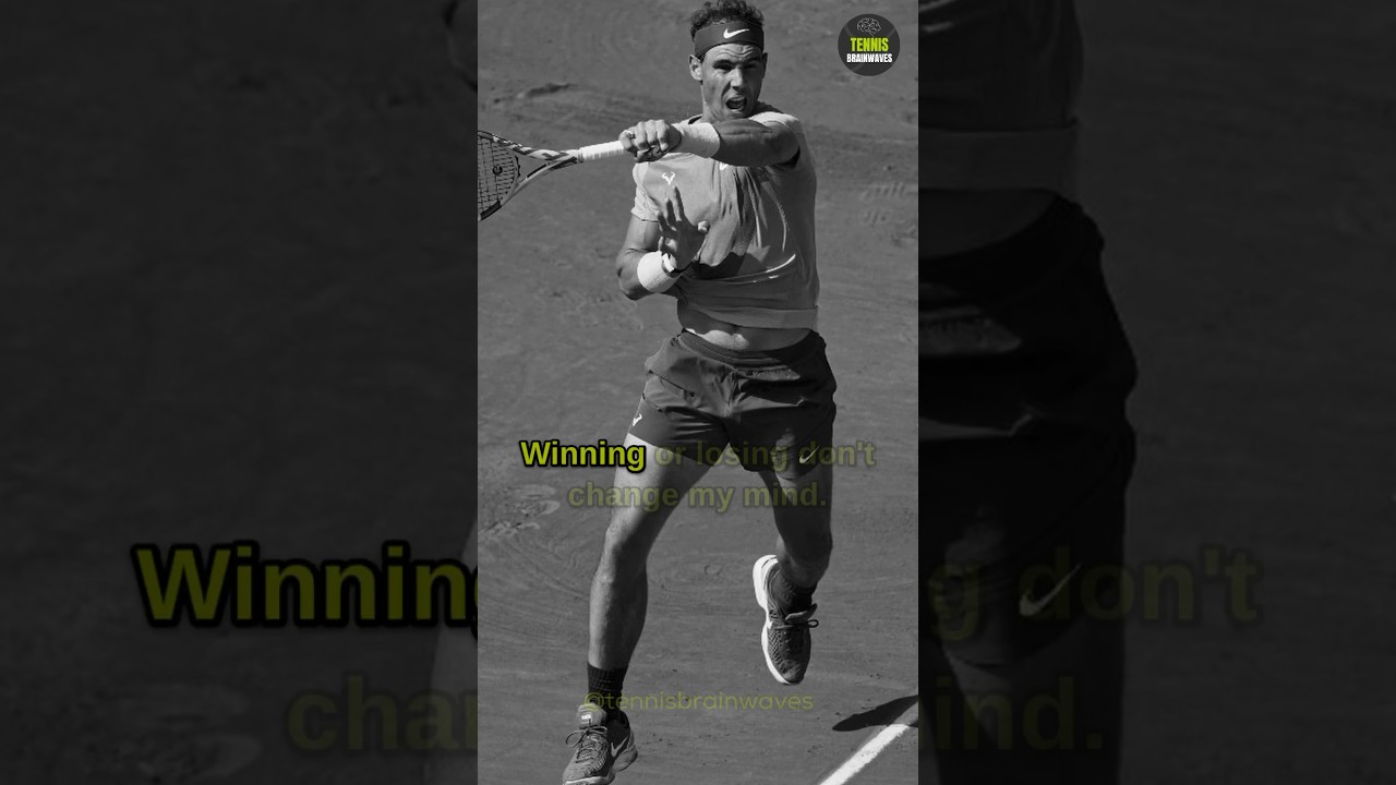Nadal speaks about winning or losing. #shorts #mindset #motivation #nadal #sports #tennis