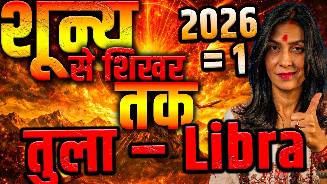 तुला राशि वार्षिक राशिफल 2026 | रिश्तों में सुधार, करियर और धन में संतुलित प्रगति
