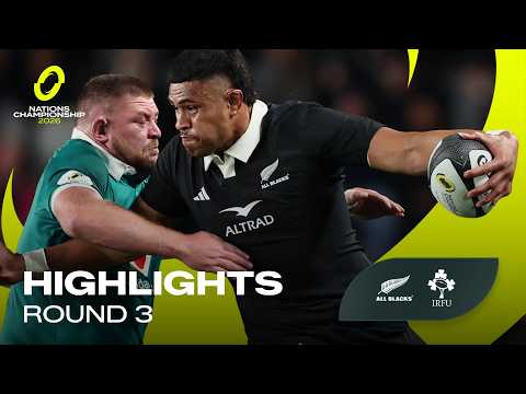 NEW ZEALAND v IRELAND | Rd 3 Highlights | Nations Championship 2026