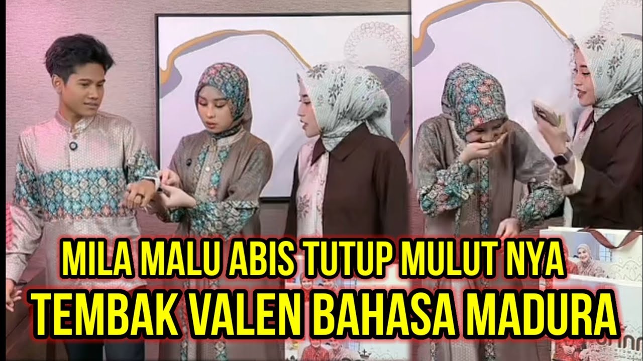 NGAKAK! MILA TEMBAK VALEN BAHASA MADURA!