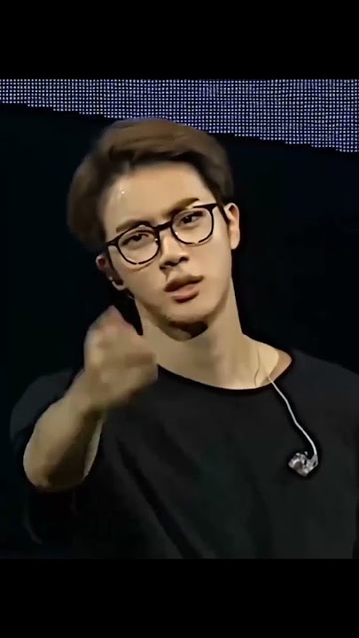 jidat paripurna jin plus pake kacamata beuh 😍 #jin #kimseokjin #bts