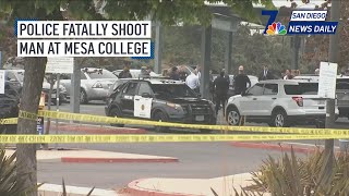 Police fatally shoot man at Mesa College; K9 killed by suspect: SDSO | San Diego News Daily