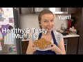 Muffins sains saveurs  pomme carotte et avoine  easy healthy tasty cook withme