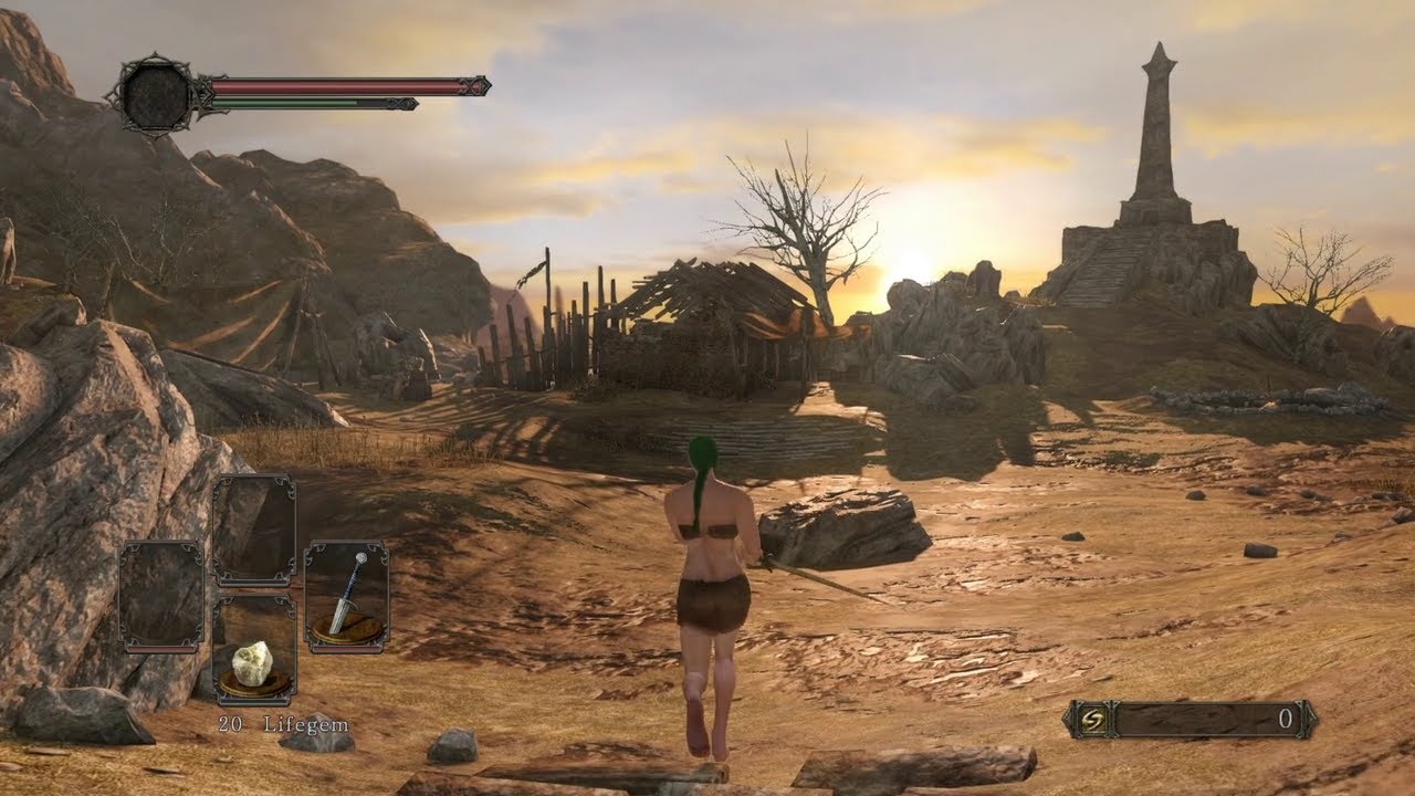 Dark Souls 2 - No Bonfire & No Death Run - "Easy" way - Part 1/8 - YouTube