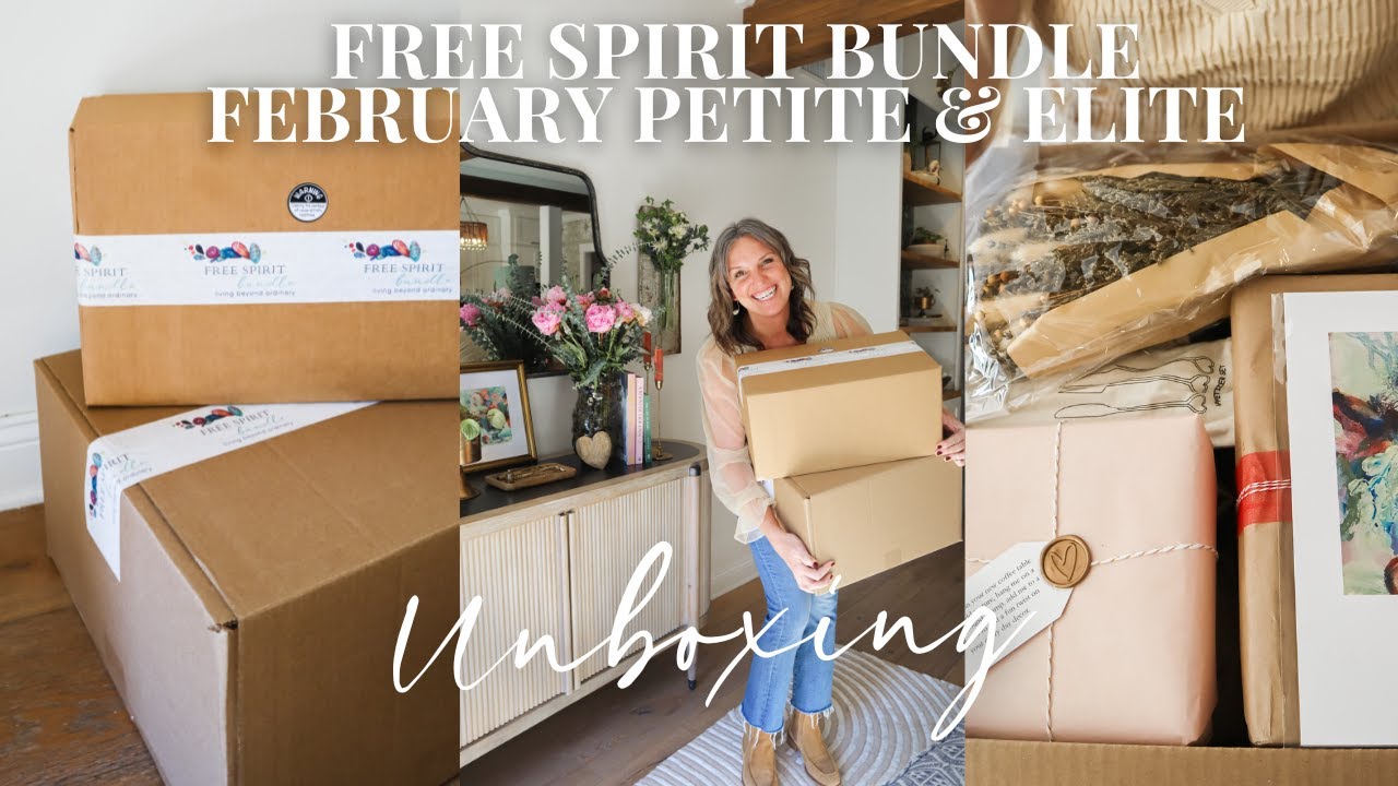 Free Spirit Bundle February 2024 Unboxing Spring Home Decor