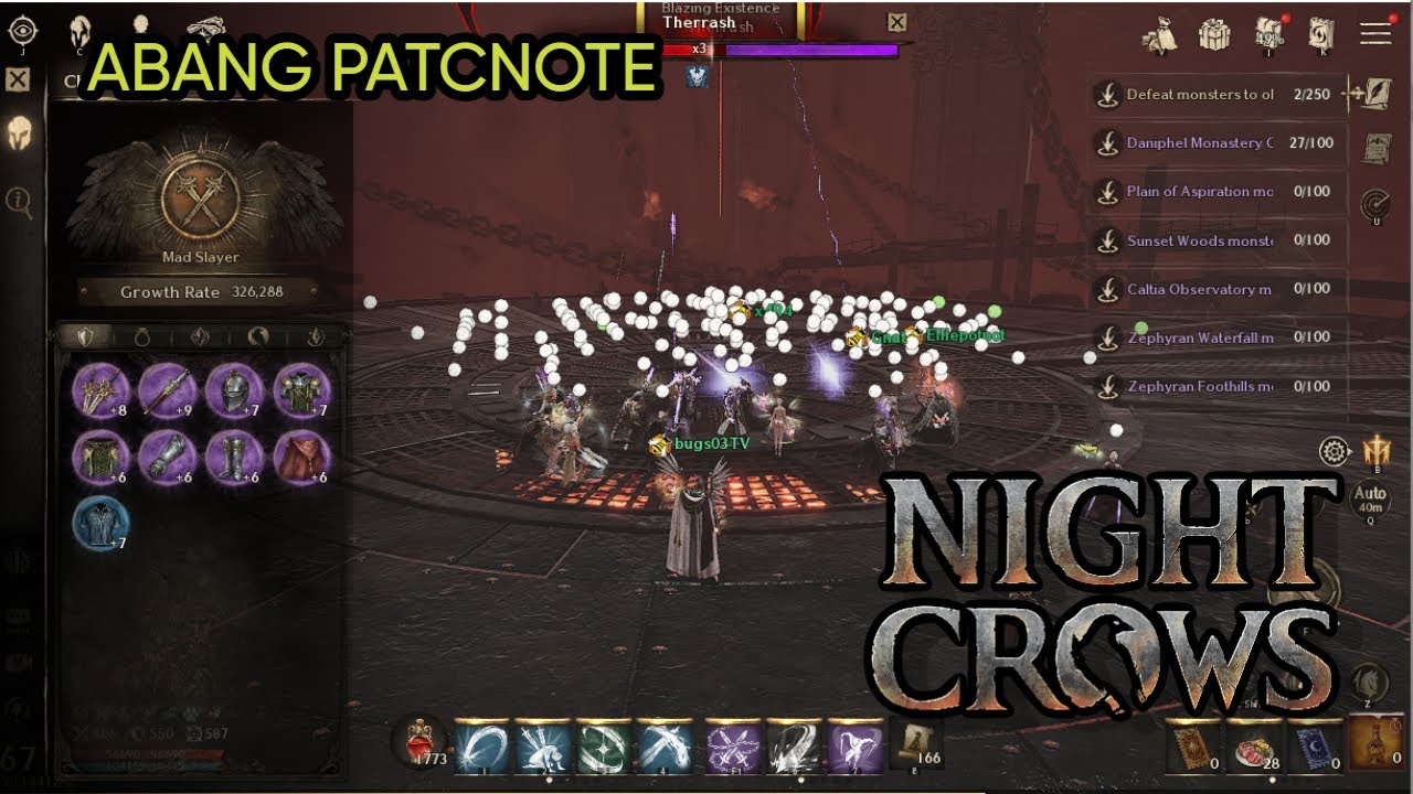 NIGHT CROWS - ABANG PATCH NOTE RESET NA PTDG