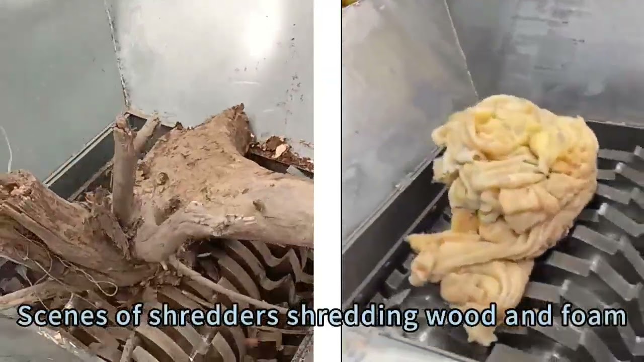 Multifunctional shredder showing