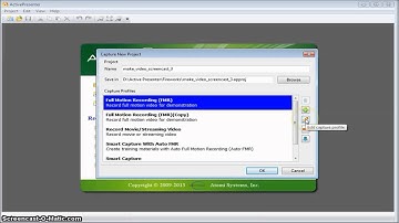 HOW TO Make a video screencast with Advanced Presenter
