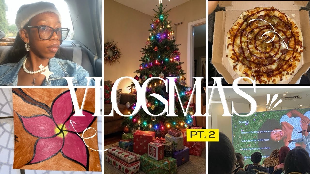 Vlogmas🎄| Cozy Christmas☺️ + Natural Hair Growth Tips + Crossover Service✝️+ New Year🎊