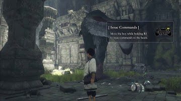 The Last Guardian - Pt 4 Second Ruins: Issue Commands to Trico Narration Tutorial (4 Treat Barrels)