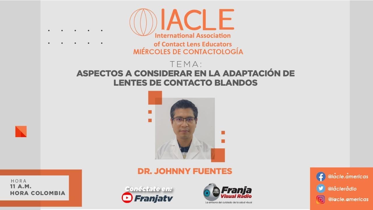 #IACLE Aspectos a considerar en la adaptación de lentes de contacto