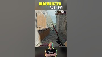 Olofmeister ACE - 1v4 Clutch! 🔥🔥 #cs2 #shorts