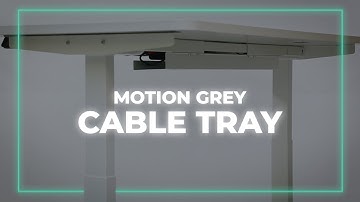 MotionGrey Standing Desk Cable Tray Unboxing and Installation