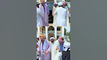 إستقبال الشيخ المربي مولاي رزقي كمال الشرقاوي القادري حفظه الله تعالى والدكتور حمزة الكتاني بالهند 