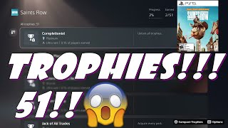 (PS5) Saints Row(Trophy Guide/Trophy Review) | Saints Row REBOOT Trophies (2022)