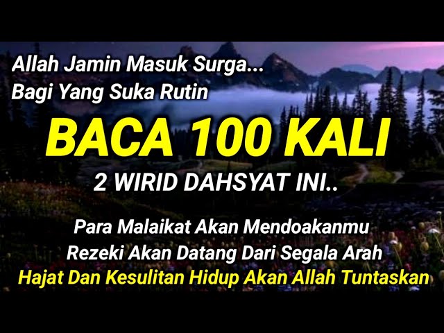 2 WIRID AMPUH CEPAT KAYA IJAZAH HABIB UMAR BIN HAFIDZ !! BACA 100x SAJA, BUKTIKAN SENDIRI KHASIATNYA class=