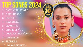 Top Songs 2024 ☀️ Dua Lipa, Maroon 5, Sia, Rihanna, The Weeknd, Tones And I, Shawn Mendes