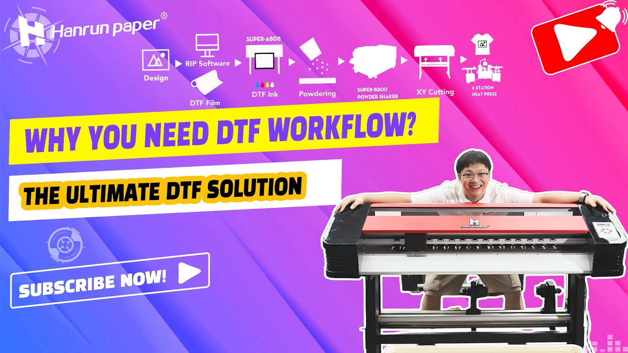 Why You Need DTF Workflow Solutions? | Hanrun paper DTF Printing Solutions