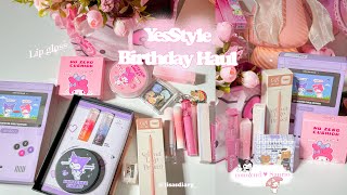 kbeauty haul  yesstyle bday haul | romand x Sanrio, judydoll, Clio, cbeauty, flortte