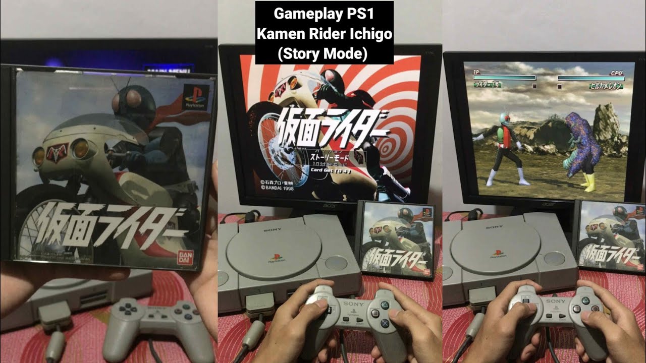 Ps1 Mode Gameplay PS1 Kamen Rider Ichigo (Story Mode) Japan#ps1 #playstation # ...
