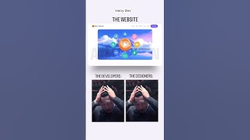🎨 Designer vs. Developer! ⚔️ Who Wins the Website Design Battle? 🤯😂 #shorts #shortvideo #video #fyp