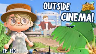 Let's build the OUTDOOR MOVIE theater!  Let's Play ACNH #133