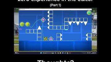 [Abandoned] Making My First Level in Geometry Dash | Pt. 1