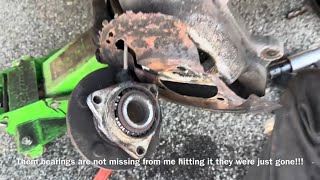 Dodge Ram wheel bearing removal and replacement tips and tricks on rusted wheel bearings