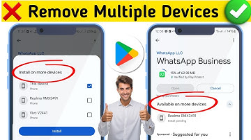 Hoe verwijder ik de installatie op meer apparaten? Play Store beschikbaar op meer apparaten. Play...