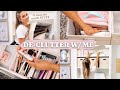 DE-CLUTTER my life with me !! (room, skincare, makeup...)