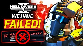 Helldivers 2 Major Order Failed... New Gunship Enemies Incoming!