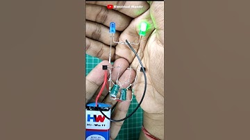 flip flop flasher circuit | led flasher circuit using bc547 transistor #shorts