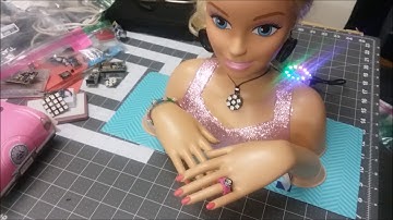 Barbie gets a Bracelet, Adafruit CPX , Total Bling, MakeCode