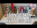 HVORDAN FÅ ET ORGANISERT HJEM? | Del 3 - 19 ting du kan kvitte deg med I DAG!