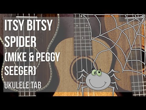 Guitar Tab: How to play Itsy Bitsy Spider by Mike & Peggy Seeger 