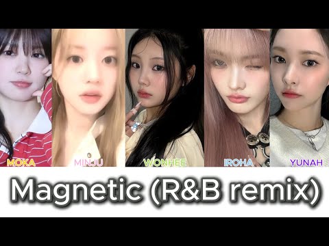 '일반 마그네틱과 또 다른 느낌' ILLIT(아일릿) - magnetic (R&B remix) Color Coded Lyrics #newcolorcodedlyrics