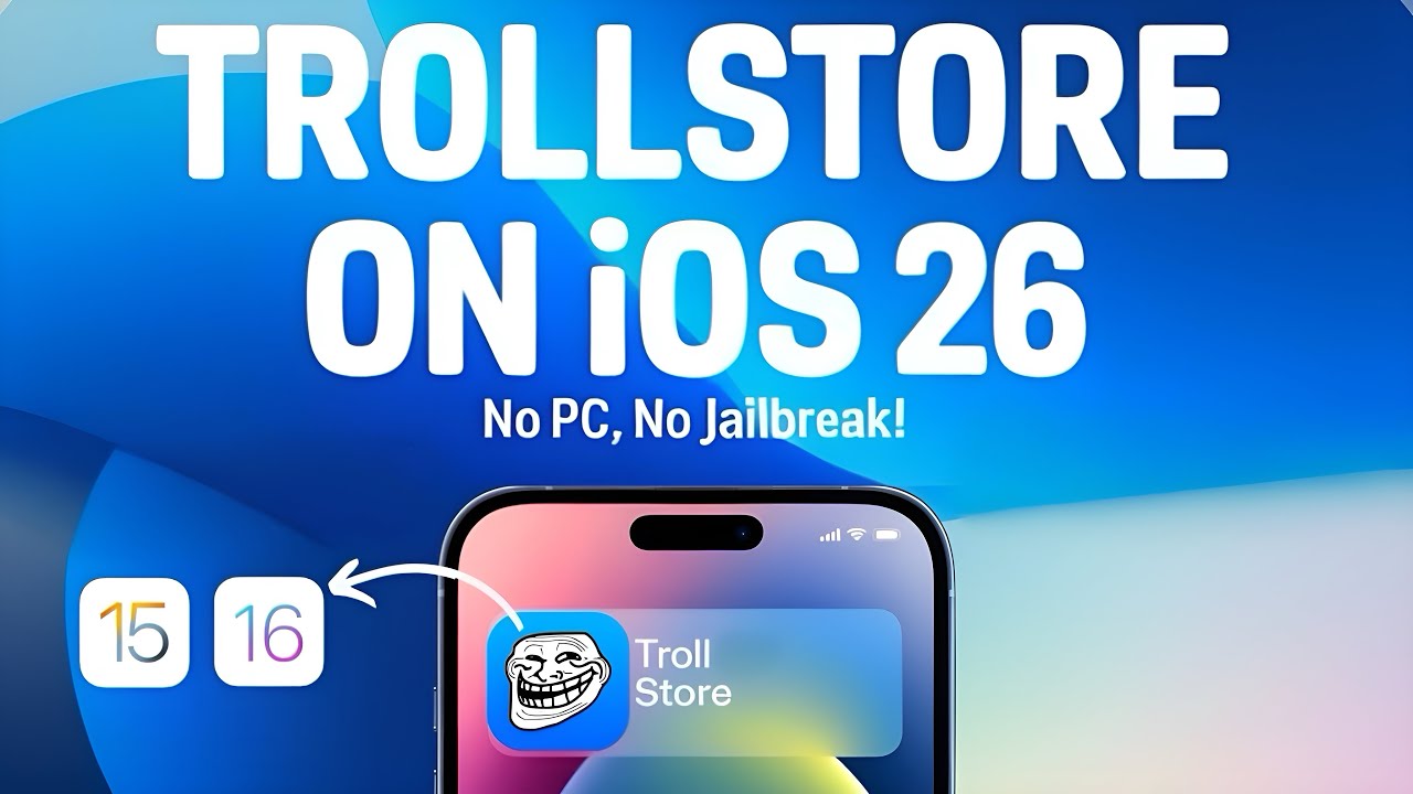 Установка Trollstore на iOS 26 и 18 без джейлбрейка или ПК | Установка файлов IPA на iPhone и iPad