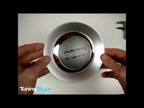 Колпачок для литого диска Audi 8ED601165 150 58 18 серебро хром серый