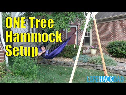 Life Hack: Can You Hang A Hammock With One Tree?