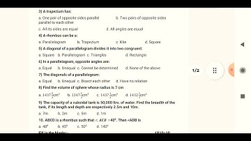 D.A.V ,class 9th,3rd periodic test Question paper of MATHs 2022-23