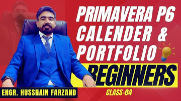 How to create Calendar, Currency, and Portfolio in Primavera P6 | Hindi/Urdu | Beginner | Class-04