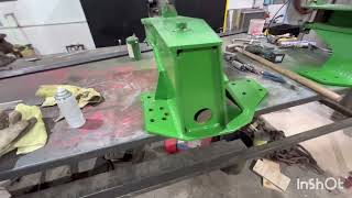 John Deere loader mount crack repairs