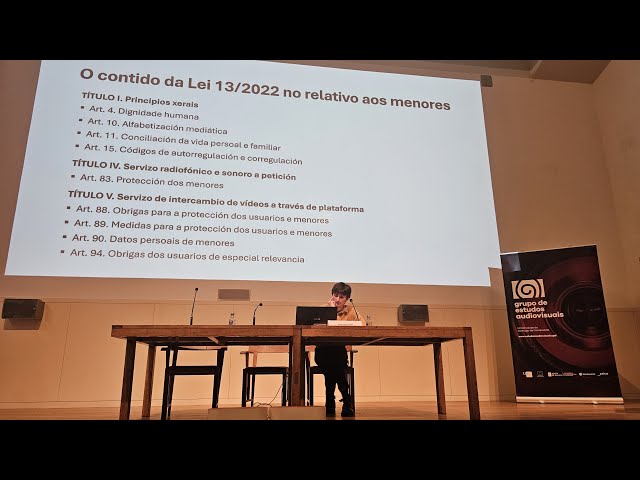 Óscar López Iglesias (USC): "A protección da infancia e da mocidade trala Lei Audiovisual"