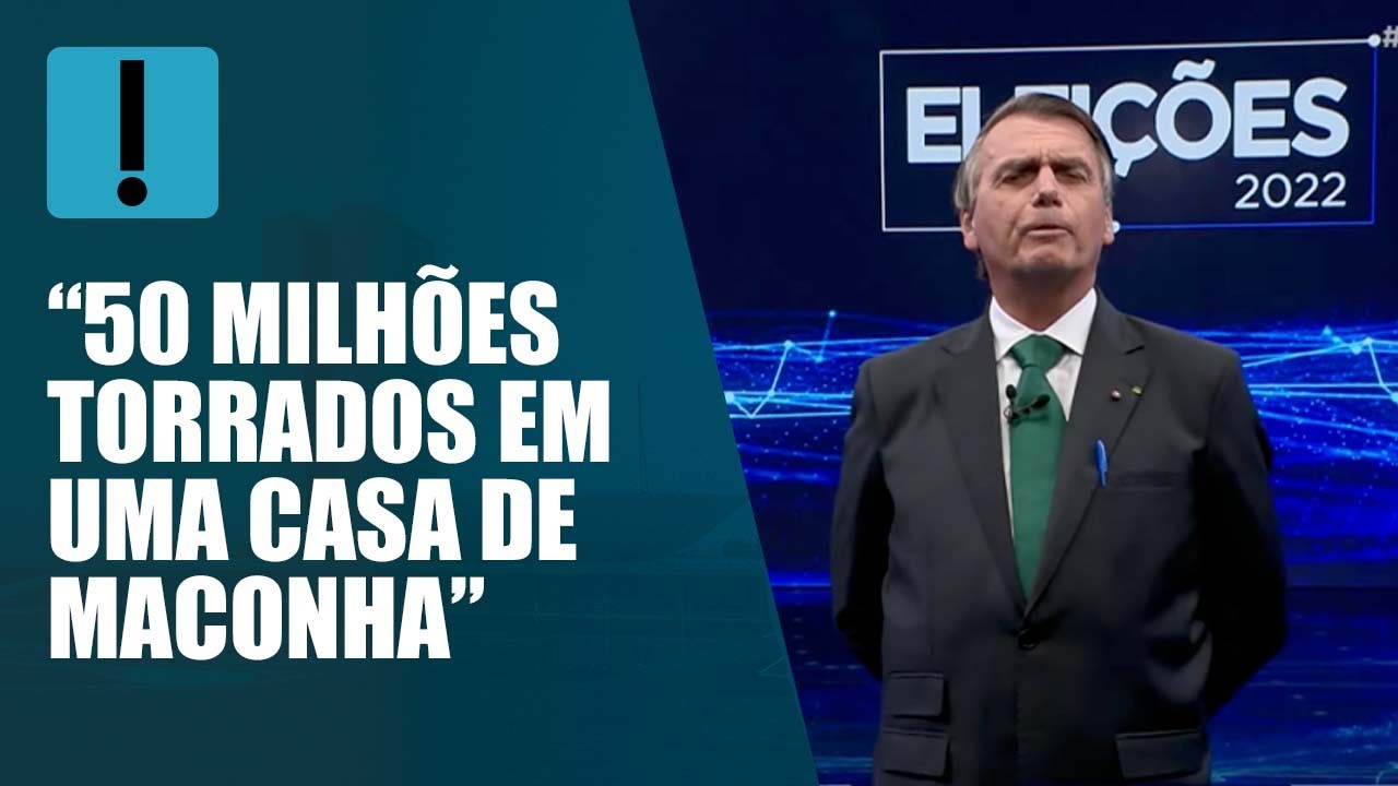 Em debate, Lula questiona ações de Bolsonaro na pandemia e presidente responde com 'casa de maconha'