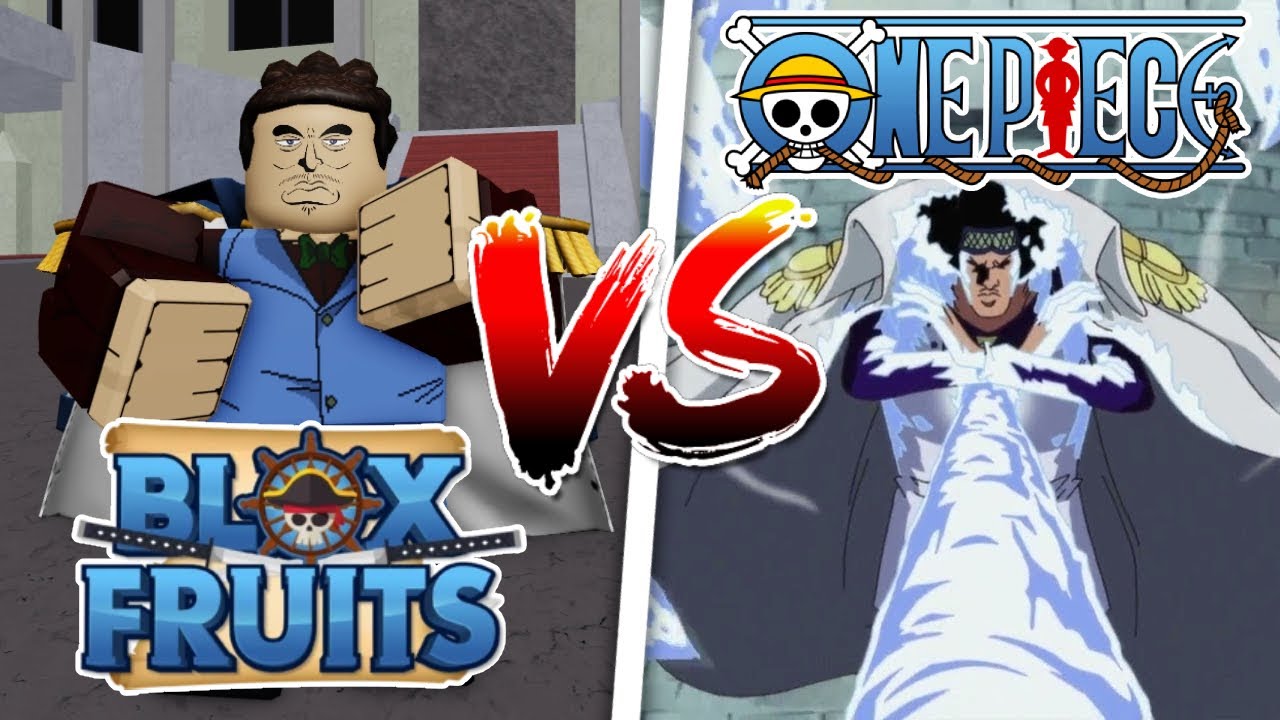 Blox Fruits vs One Piece Fruit Comparison - BiliBili