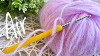 Super easy crochet: Only 1 row! I LOVE THIS PATTERN!  Crochet.