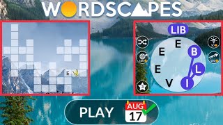 WORDSCAPES Daily Puzzle August 17, 2022