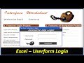 Excel Userform Login - Multi - Level User Login