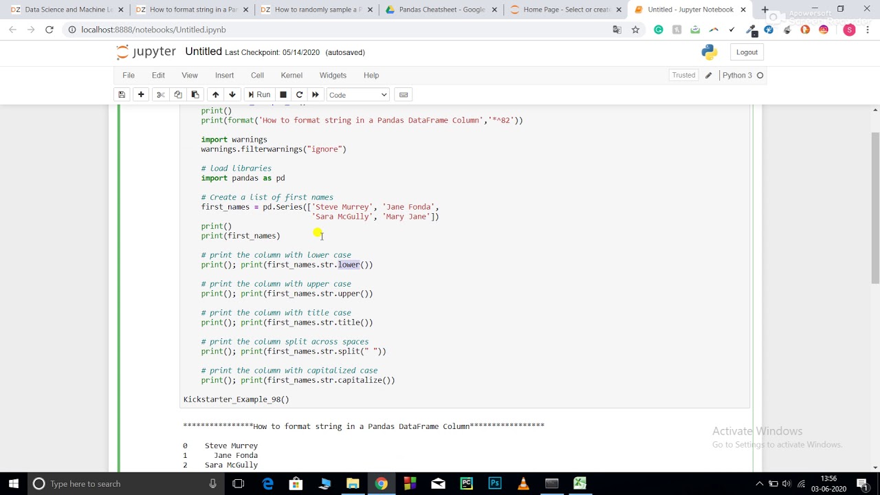 How to format string in a Pandas? - Projectpro How To Format String In A Pandas? - Projectpro